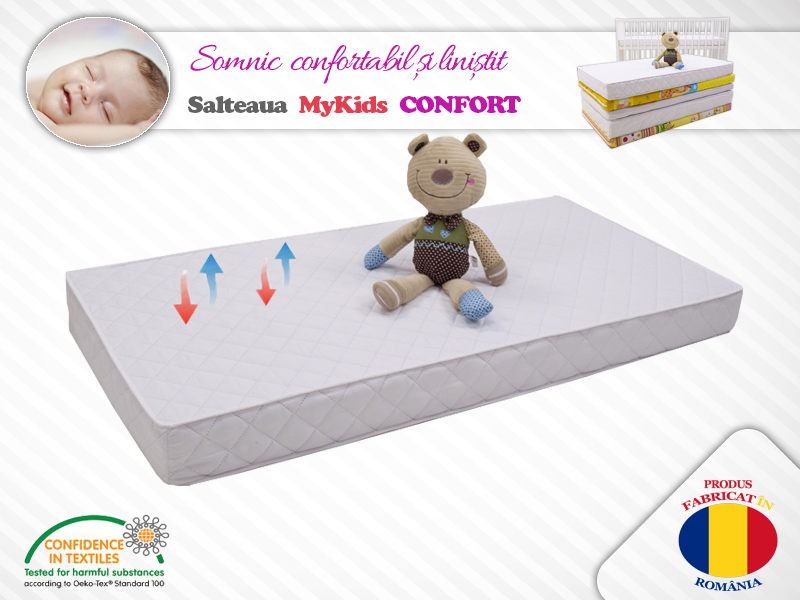 Saltea copii MyKids Cocos Confort II 130x80x10 (cm)