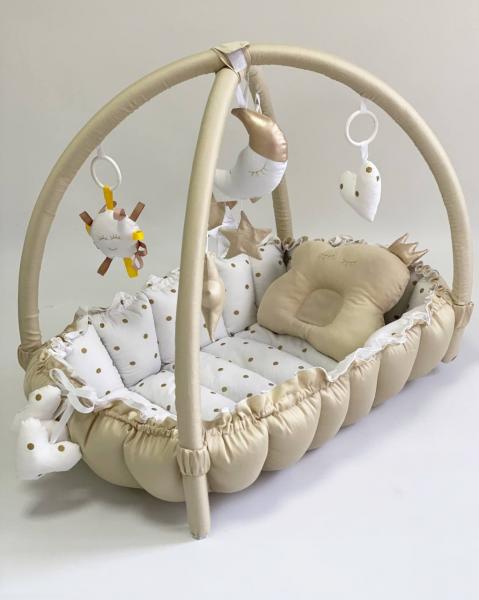 Babynest 2 in 1 MyKids 0723 Dots Beige